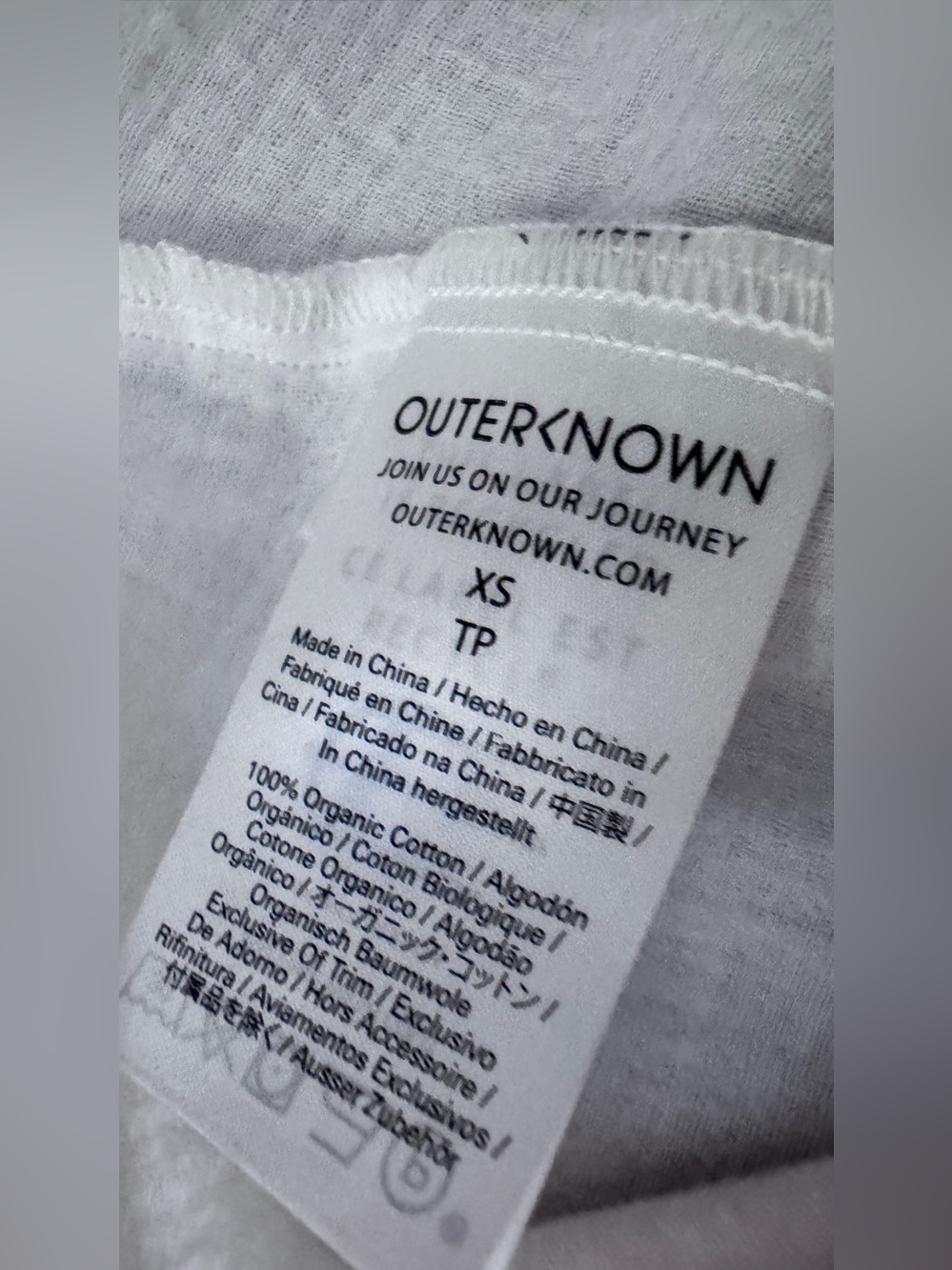 Outerknown Cream White Smocked Tie Strap Flowy Oasis Top XS - Picture 5 of 5